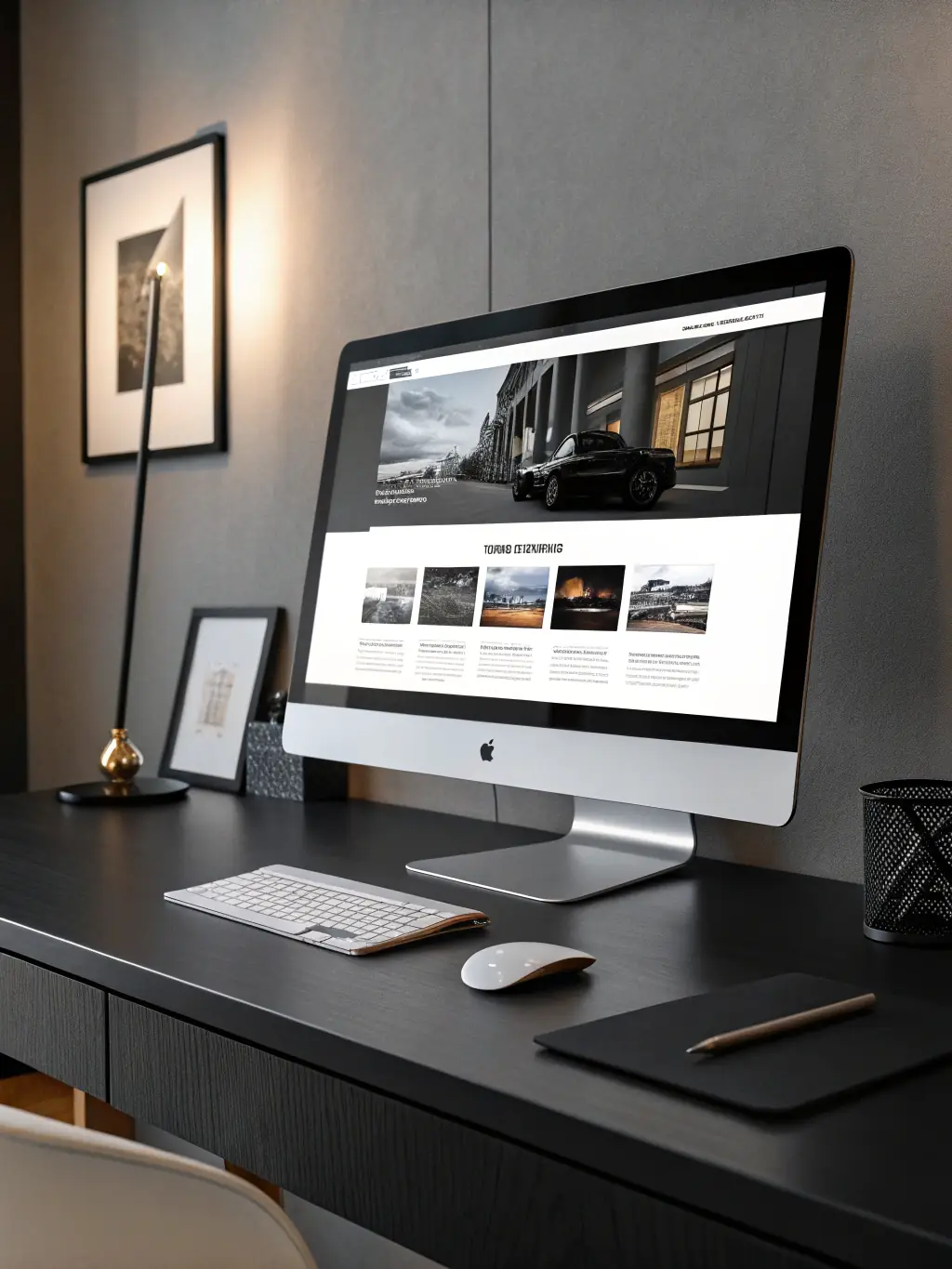 An image of a clean and modern website design showcasing excellent UX/UI, emphasizing user-friendliness and visual appeal.
